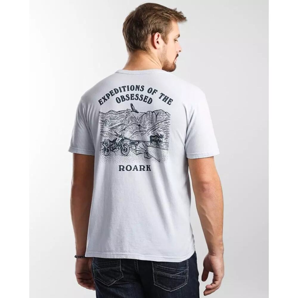 Roark Blue Expeditions Custom Dyed Cotton T-Shirt Large